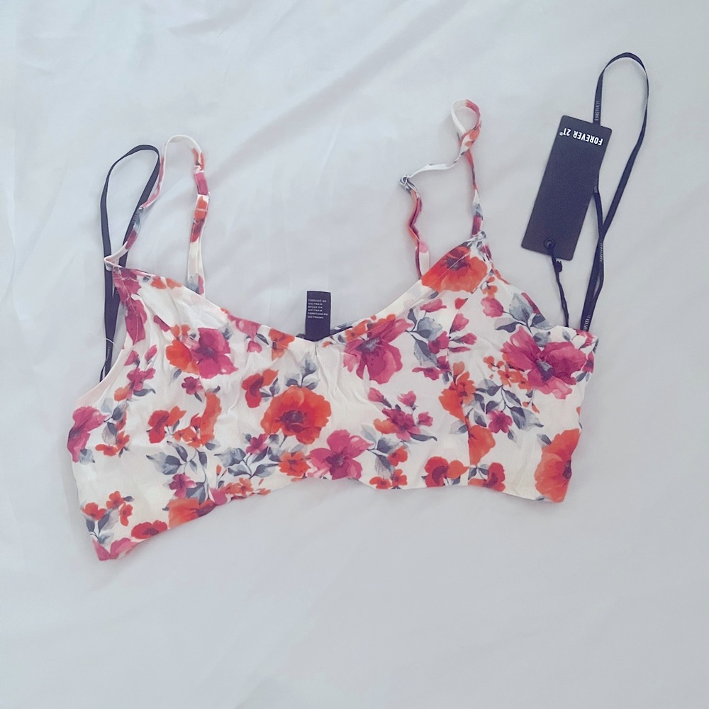 Multi color crop top size small